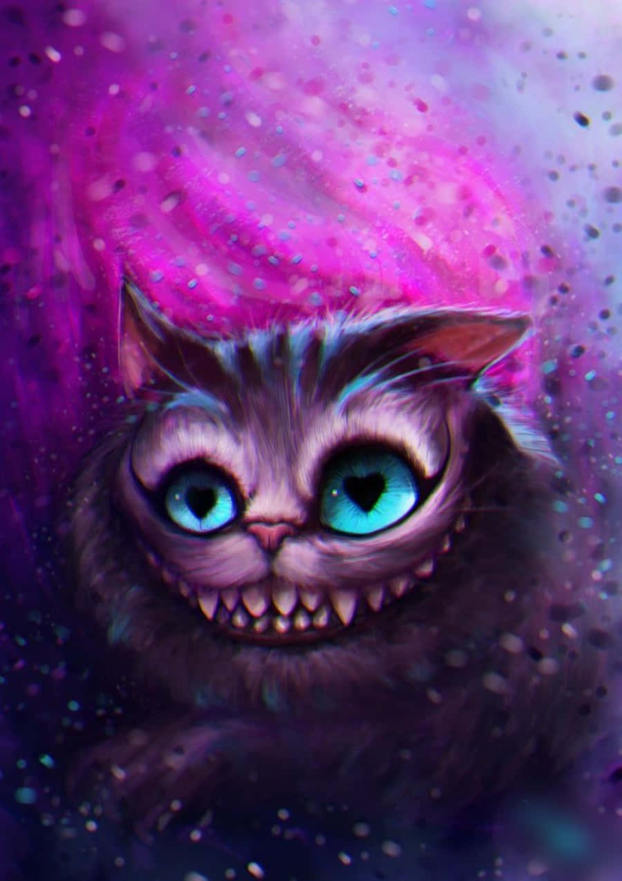 图像 柴郡猫 狡黠微笑 壁纸