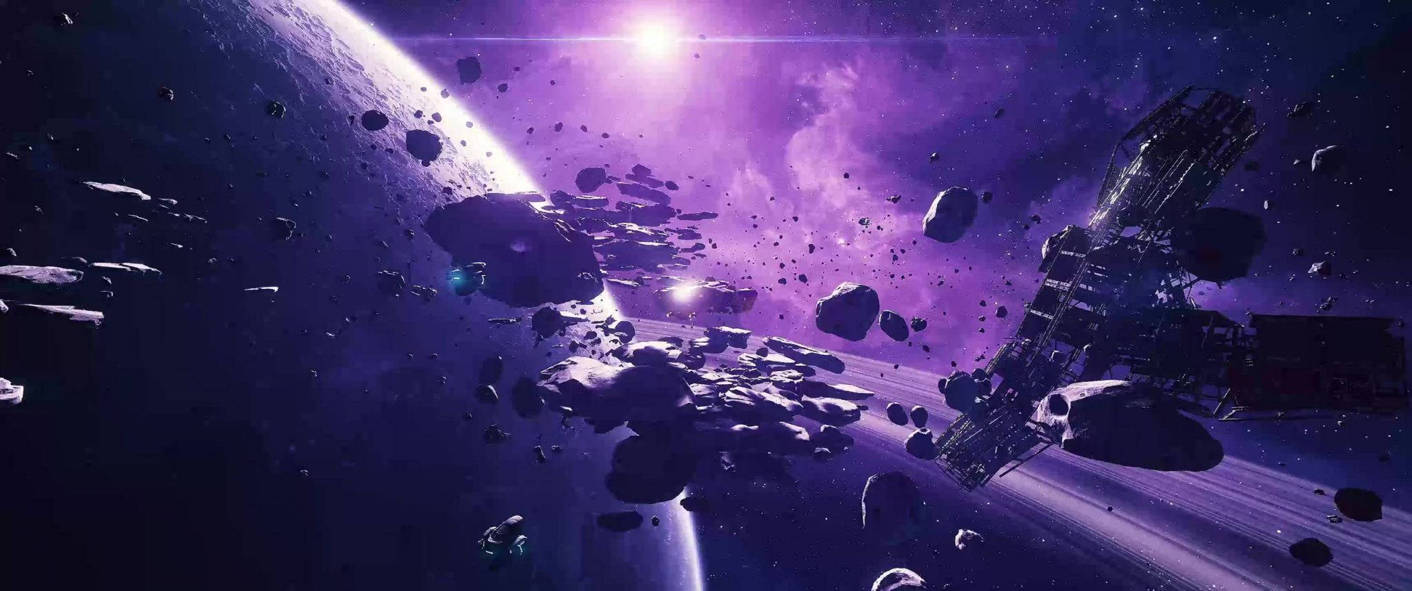 图片 “在超宽显示器上以真正高清体验外太空的奇迹” 壁纸