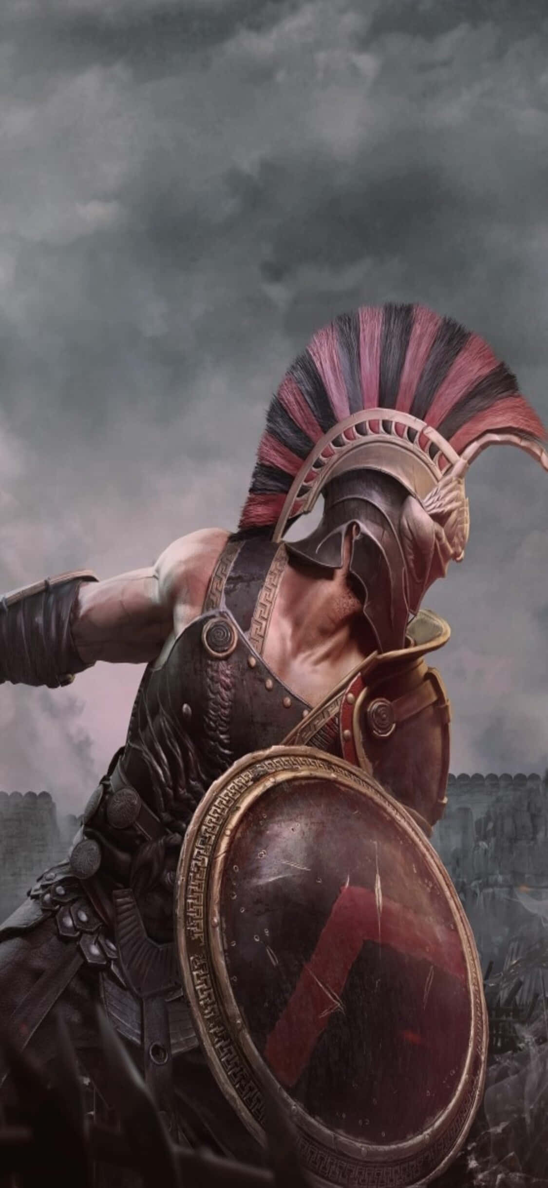 在iPhone Xs上的《Total War Rome 2》中征服敌人，统治世界 壁纸