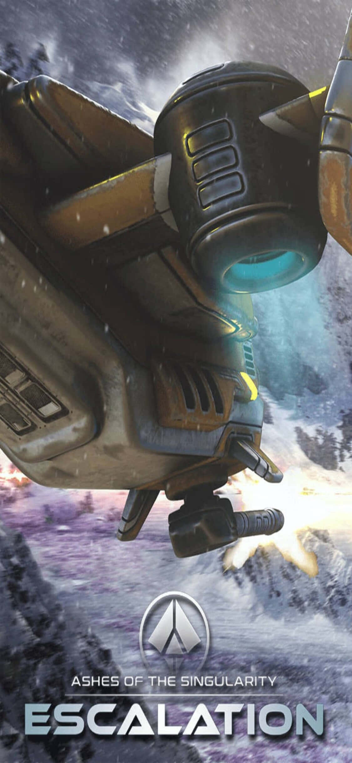 在iPhone X上探索《Ashes of the Singularity》的惊艳星际画面 壁纸