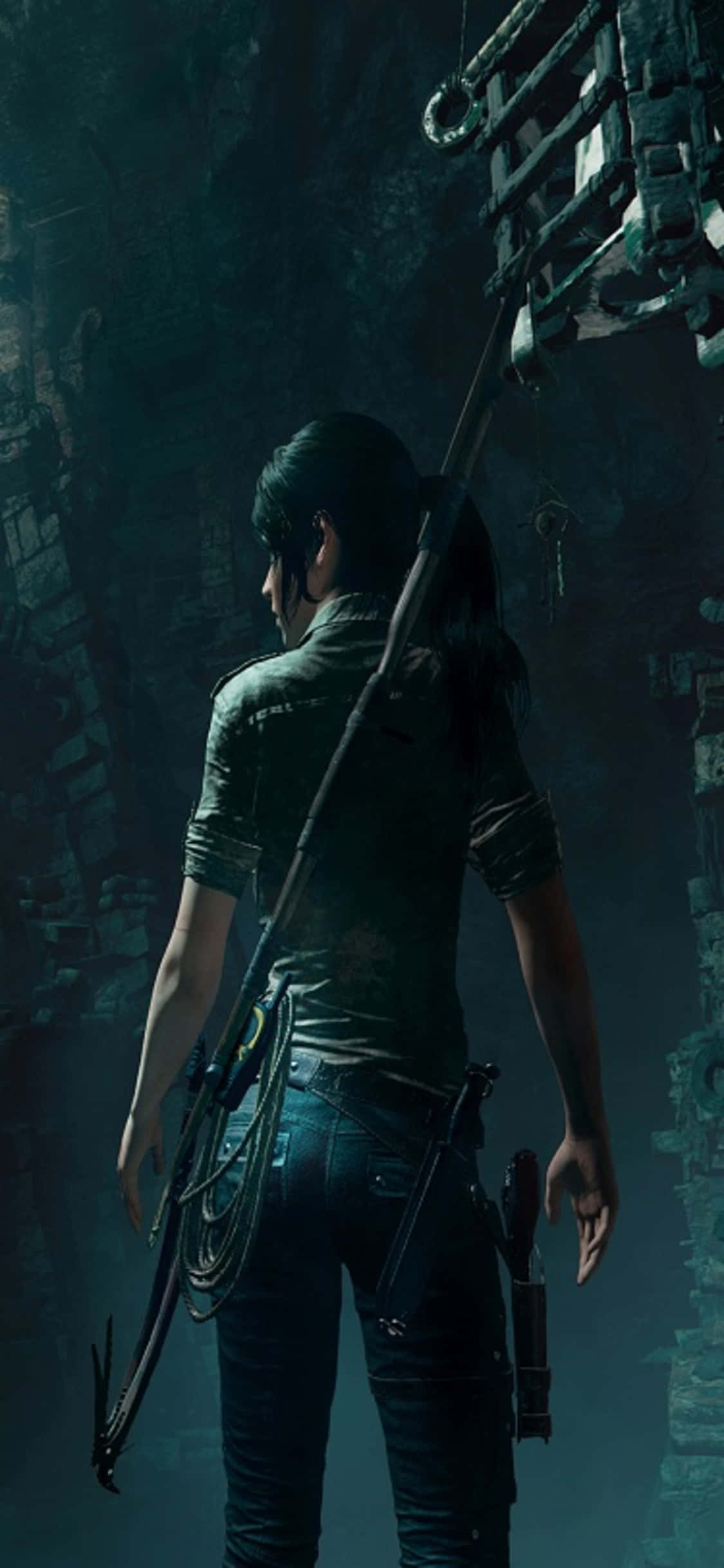 在iPhone X上深入探索《Shadow of the Tomb Raider》的奥秘 壁纸