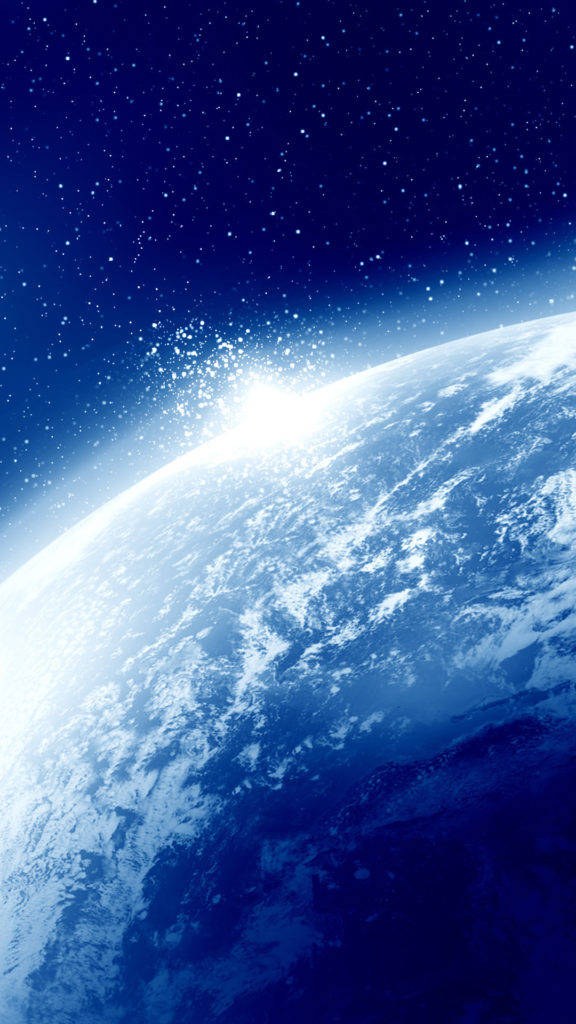 地球地平线太空iPhone壁纸 壁纸