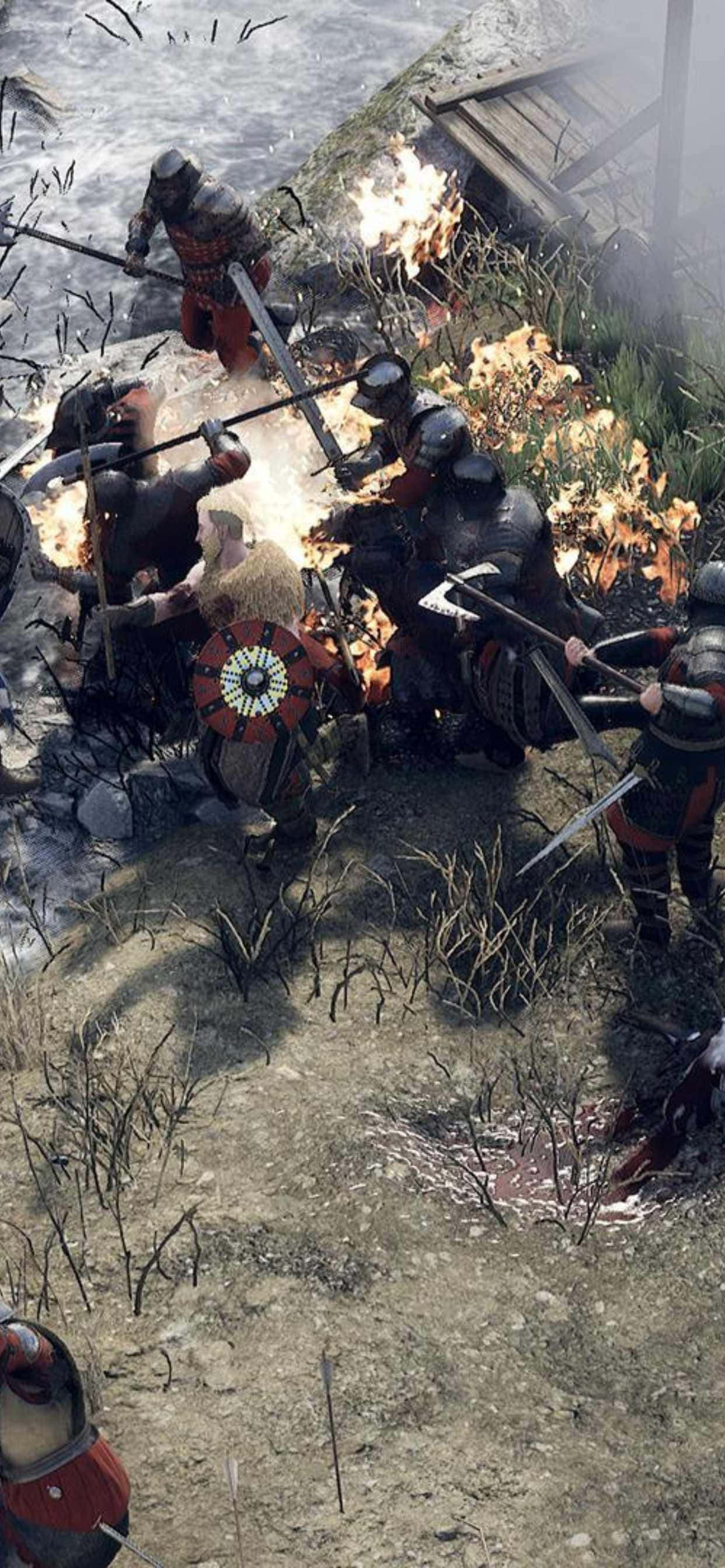 游戏截图：士兵与河流 壁纸