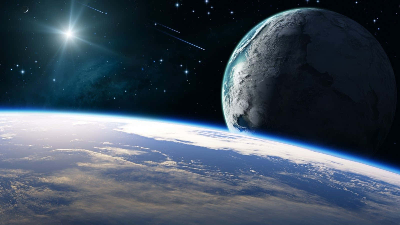壮丽宇宙景观全景 壁纸