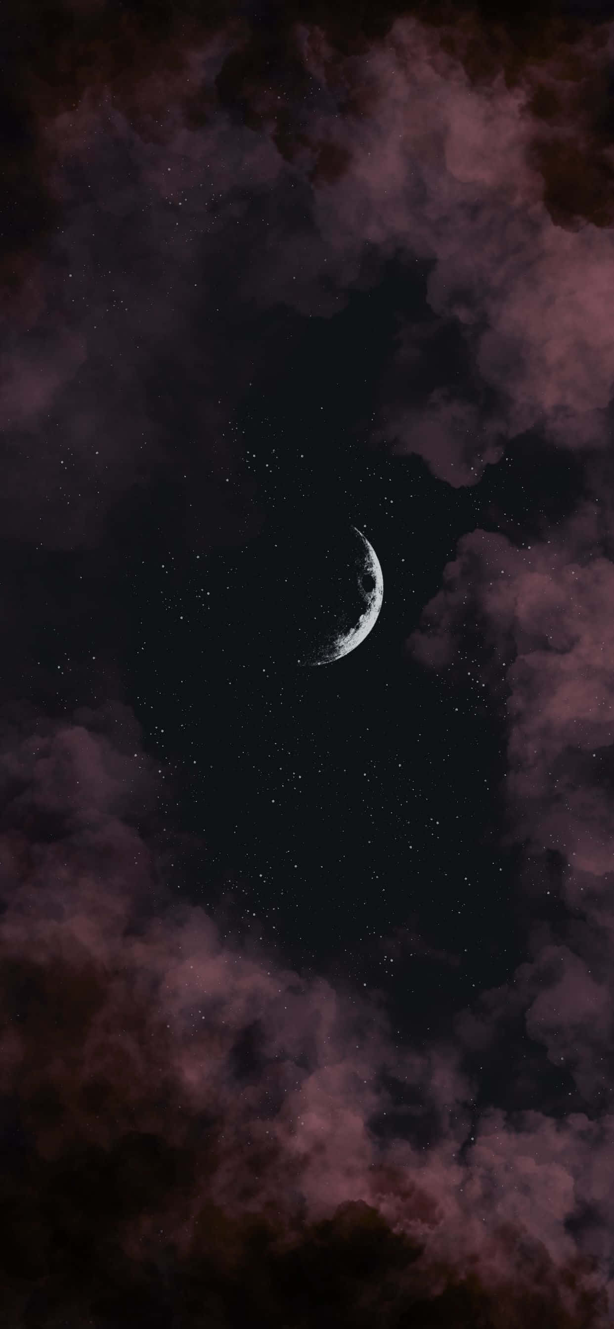 壮丽月夜星空 壁纸