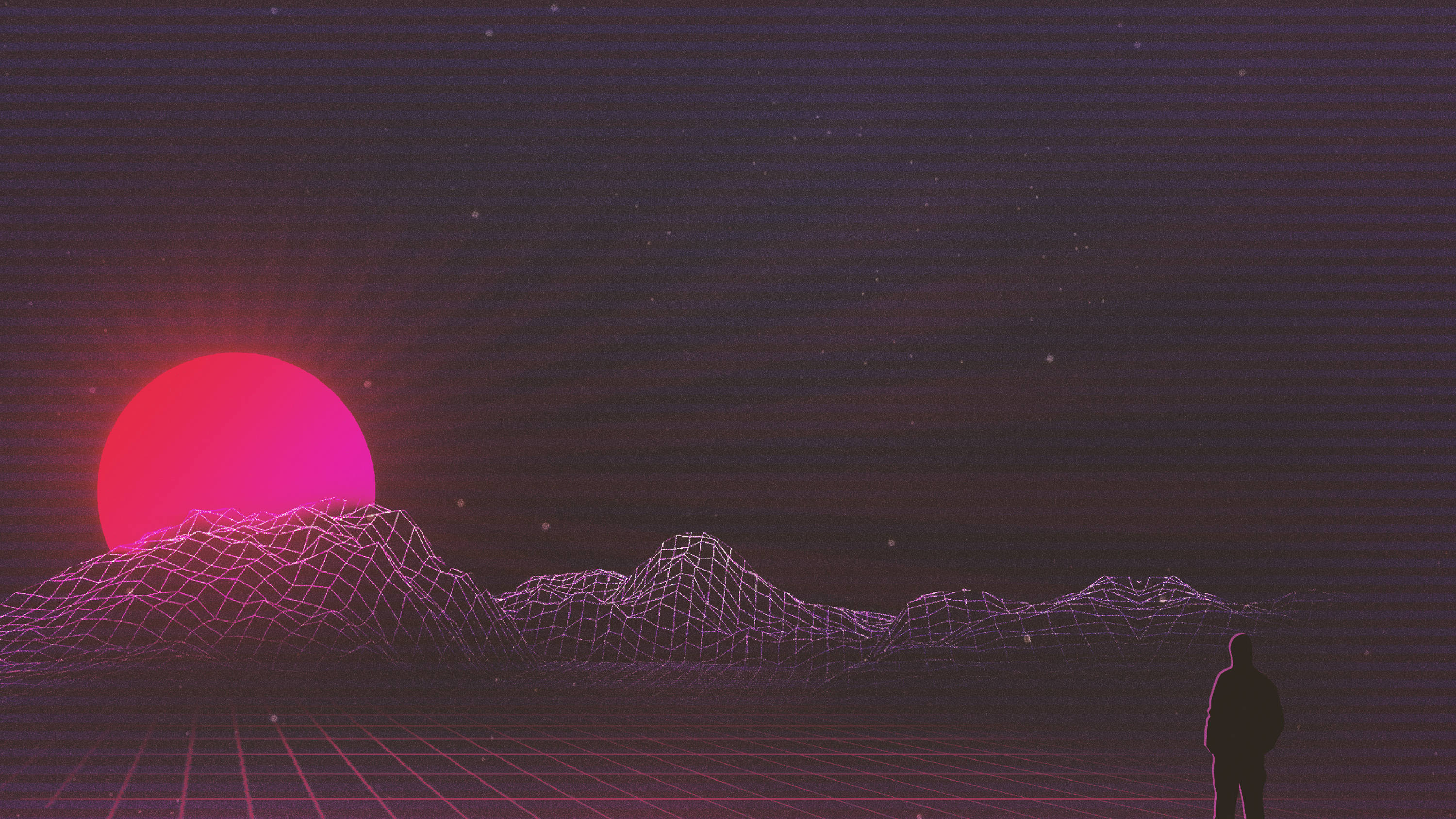 复古日式波浪艺术 壁纸