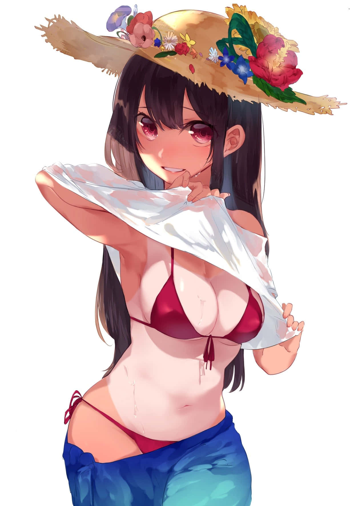 夏日比基尼动漫美少女 壁纸