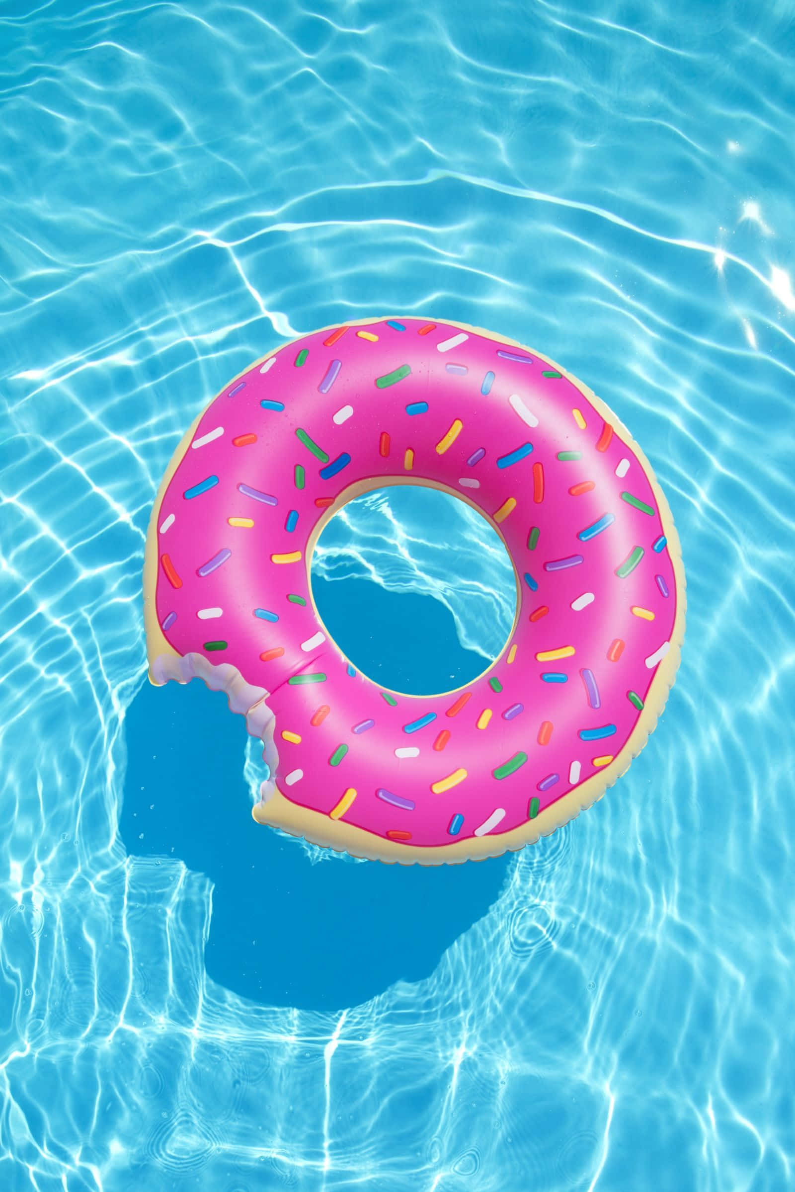 夏日甜甜圈泳圈 壁纸