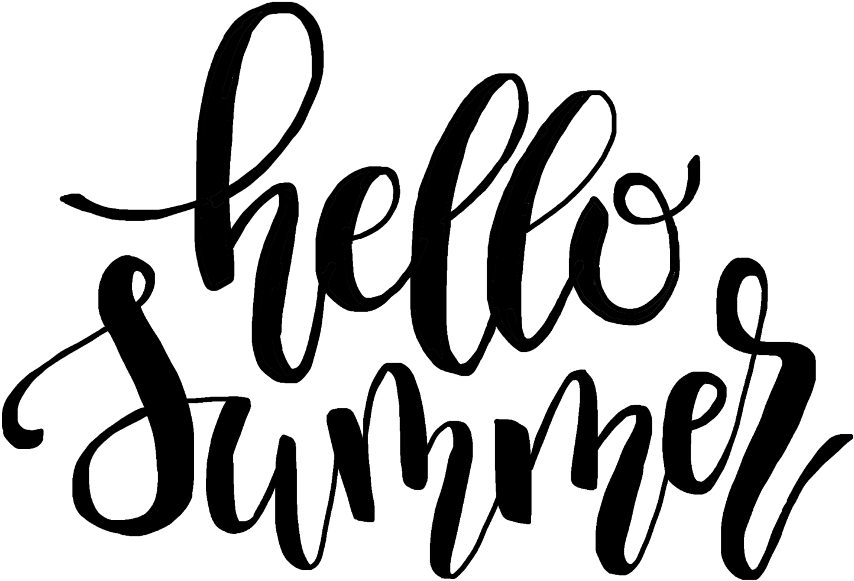夏日问候书法 壁纸