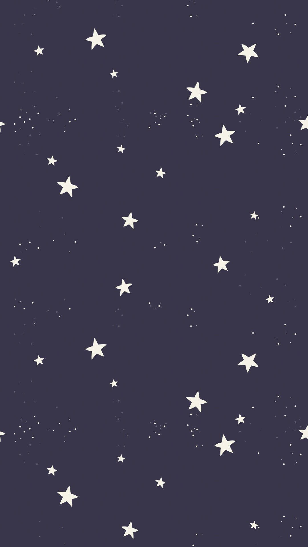 多彩星辰遍布简约图案 壁纸
