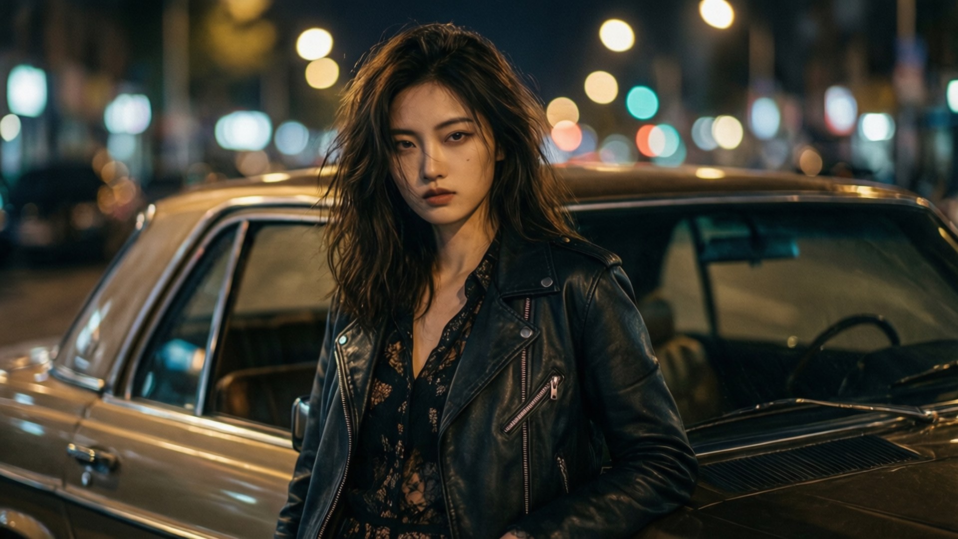 夜色骑行美学 壁纸