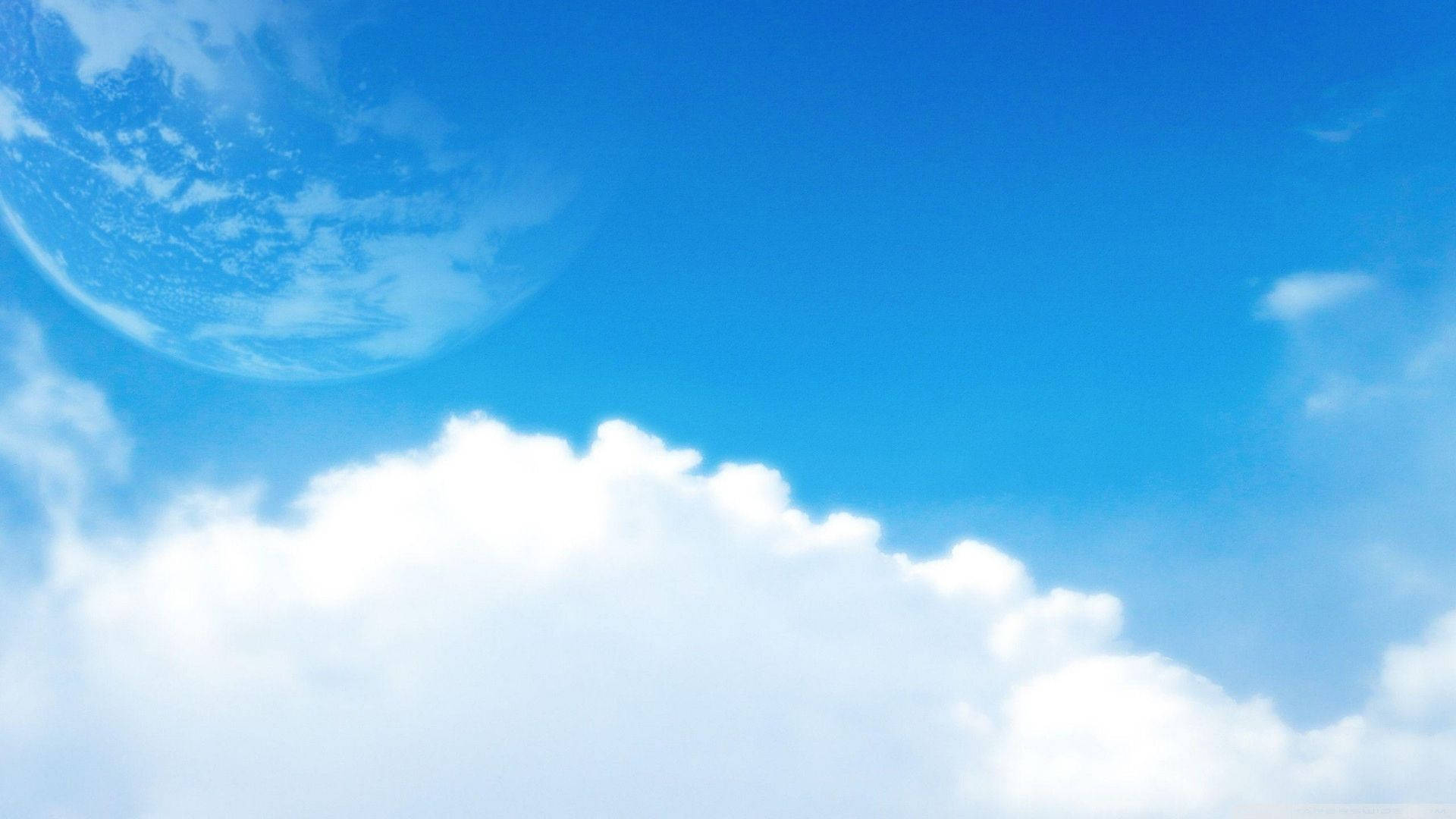 天空视角的地球 壁纸