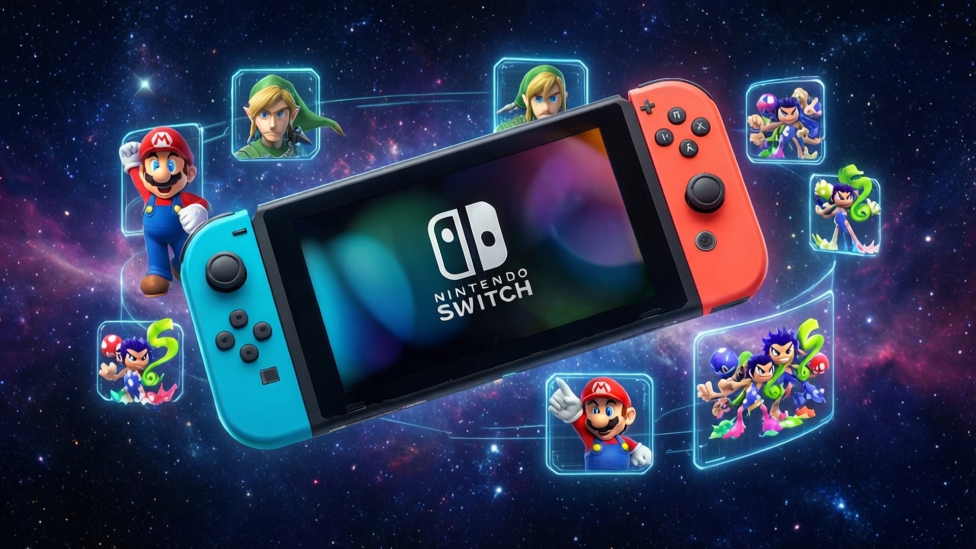 太空中的Switch 壁纸