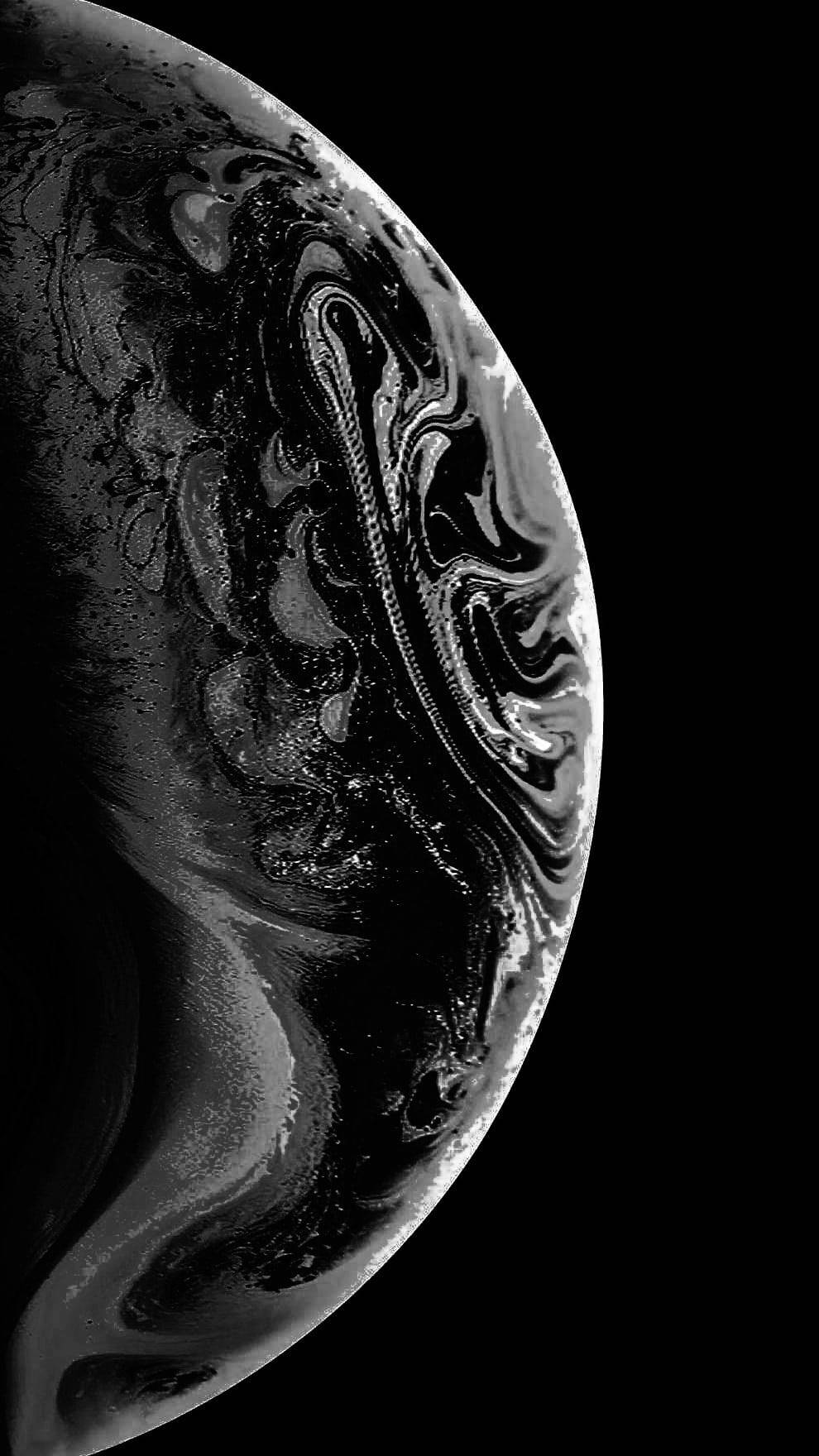 太空中的全黑星球 壁纸