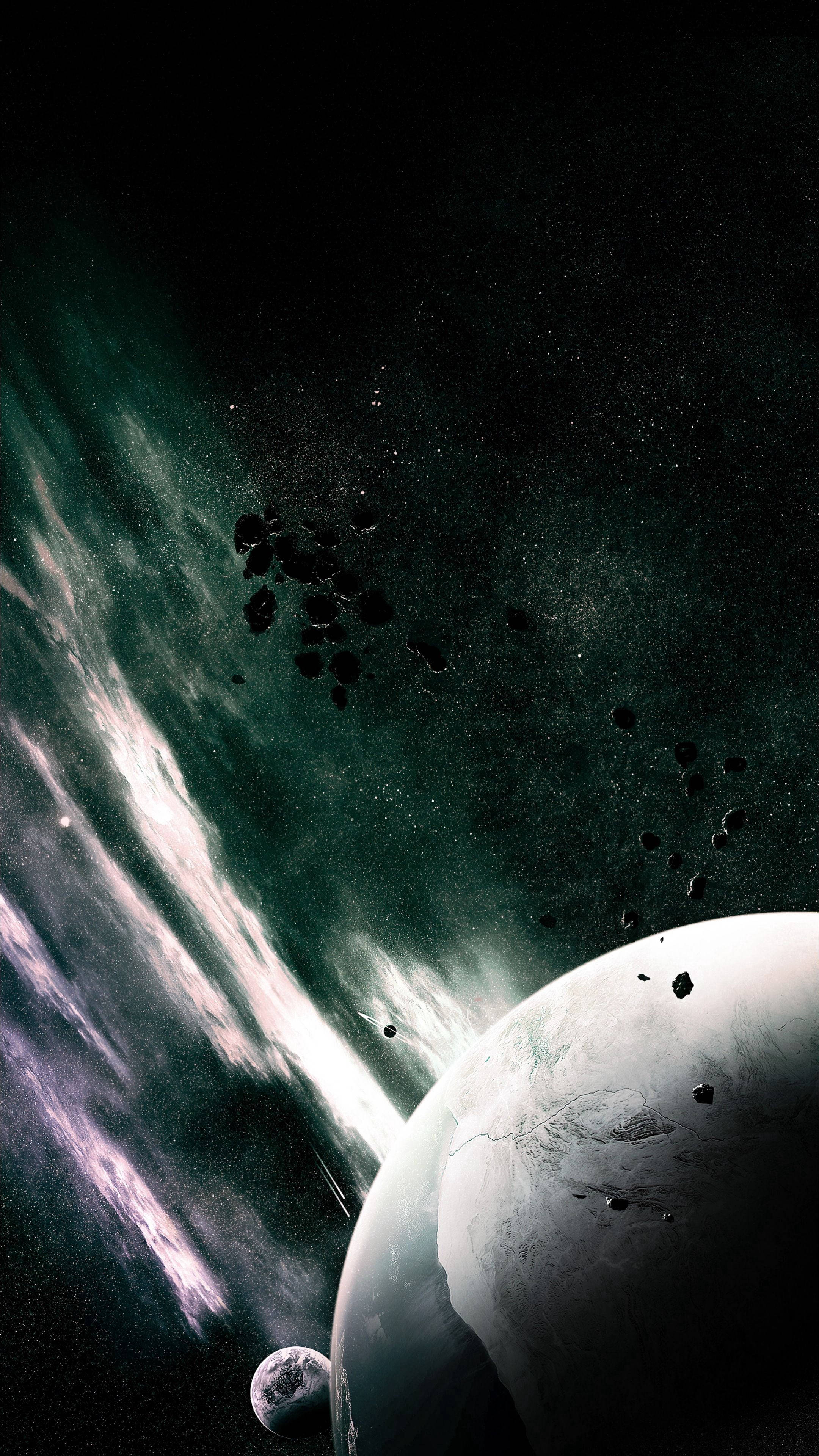 太空小行星4K手机壁纸 壁纸