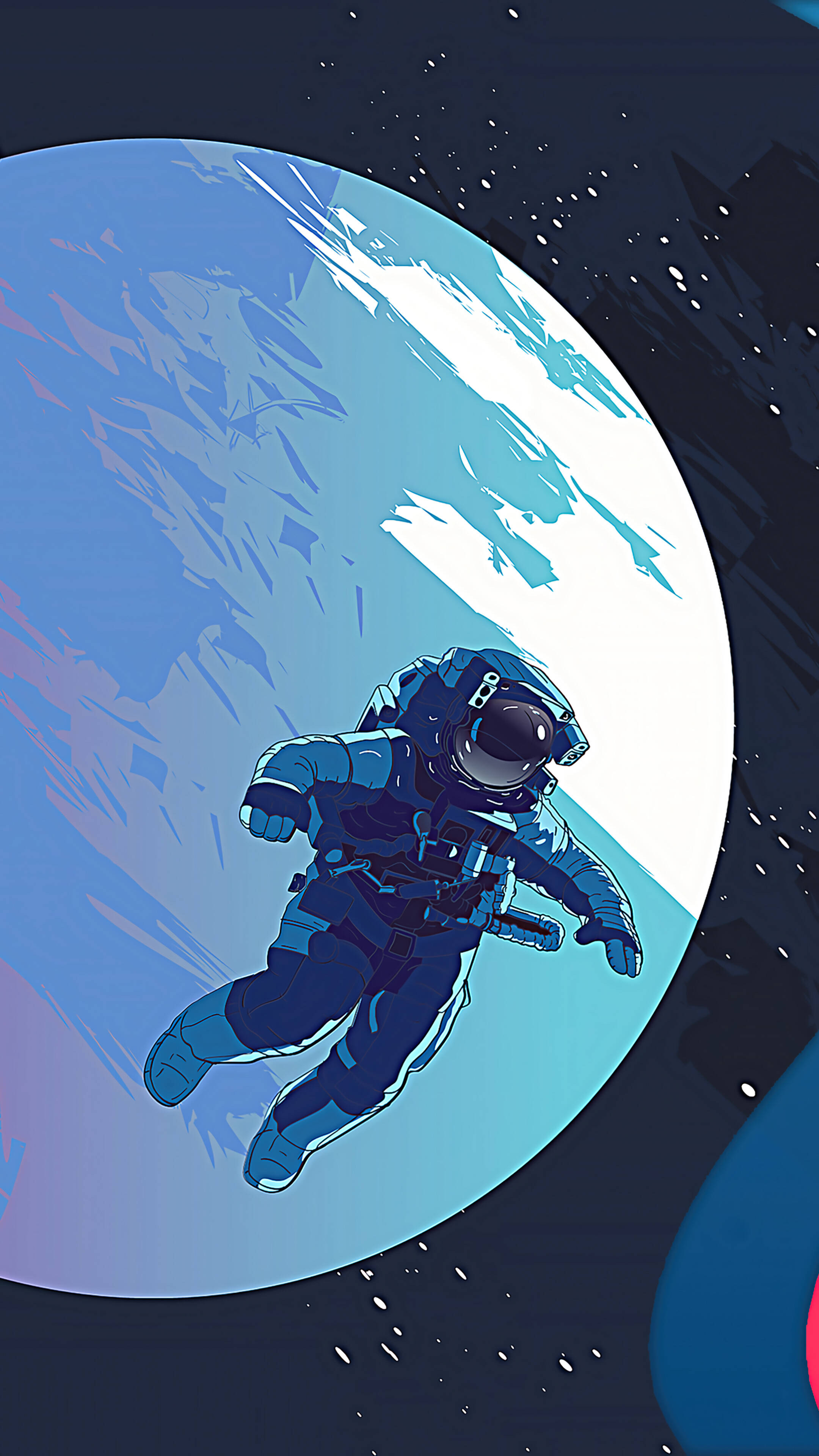 太空插画4K手机壁纸 壁纸