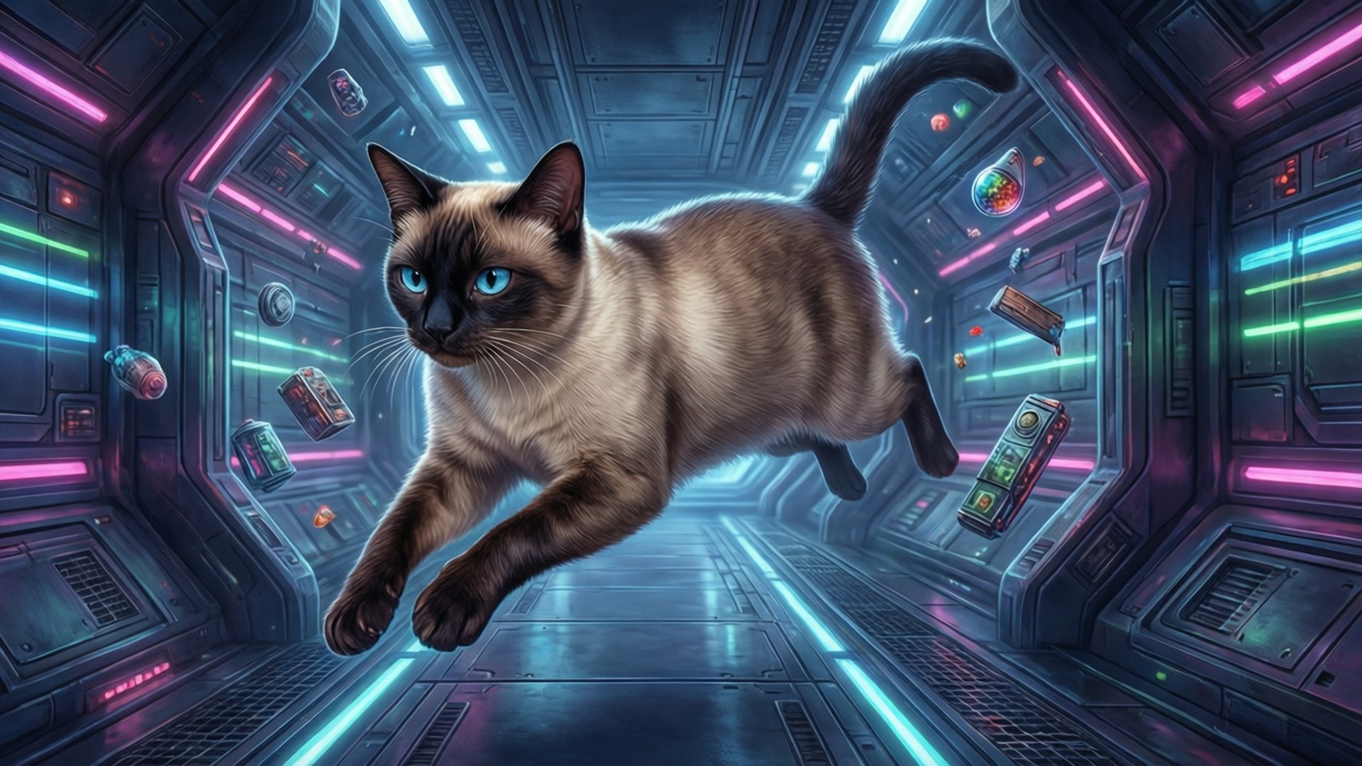 太空猫 壁纸