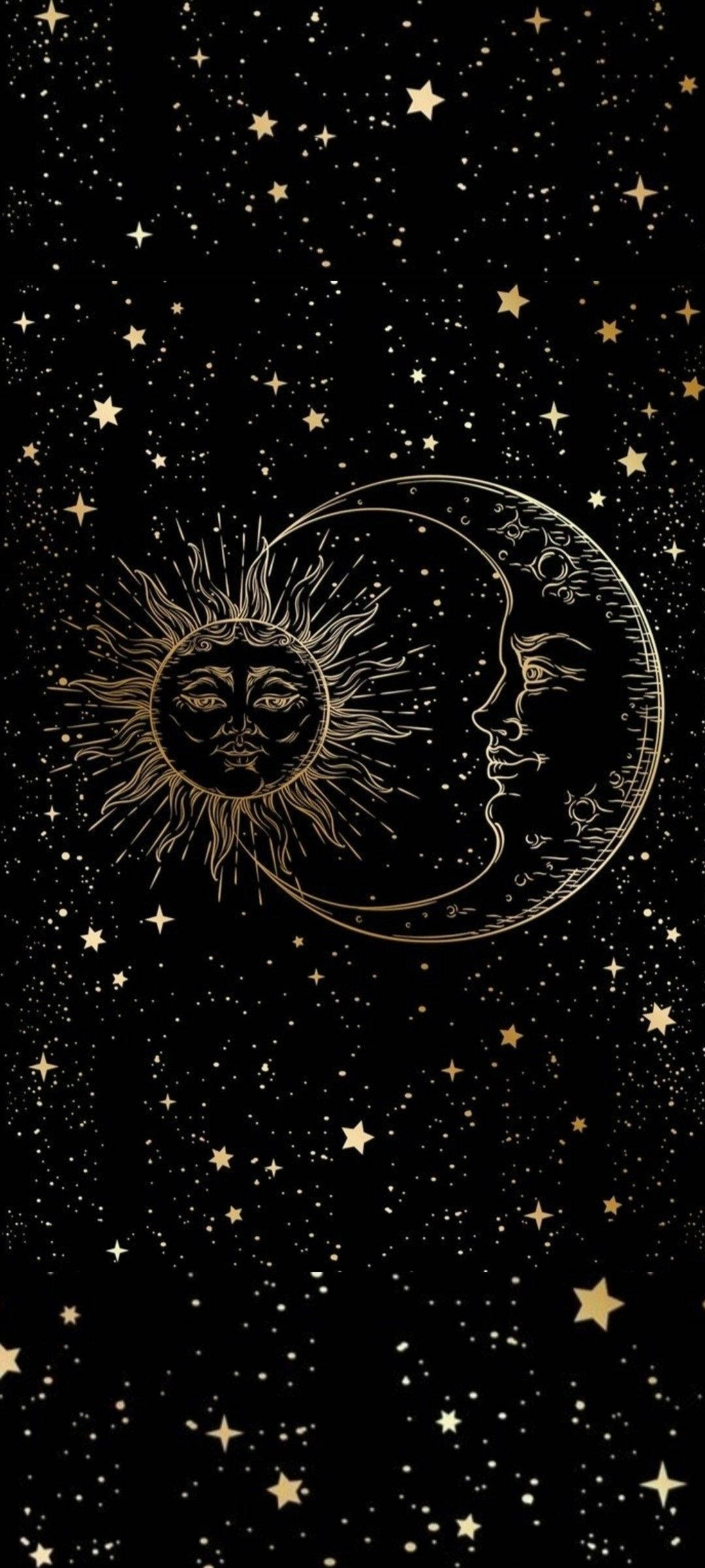 太阳与月亮美学 壁纸