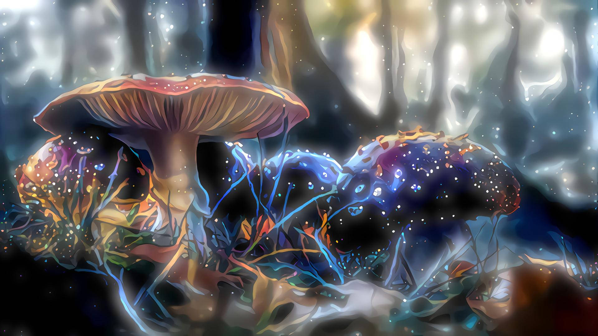 奇幻蘑菇美学 壁纸
