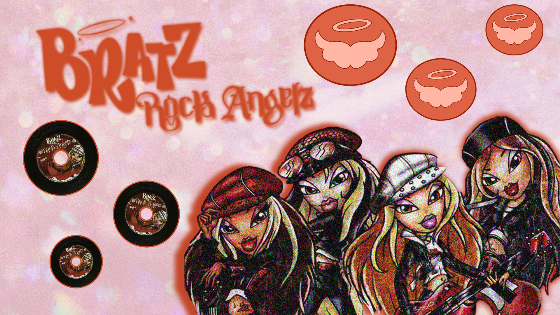 女孩乐队 Bratz 美学 Rock Angelz 壁纸