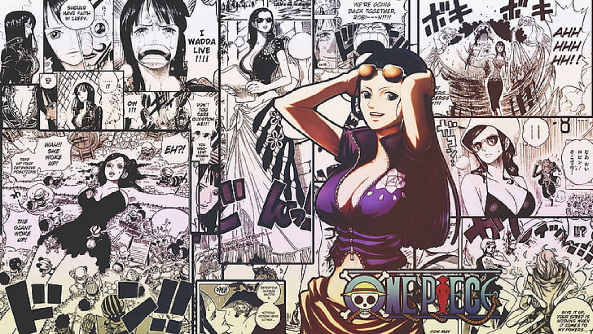 妮可·罗宾漫画分镜 壁纸