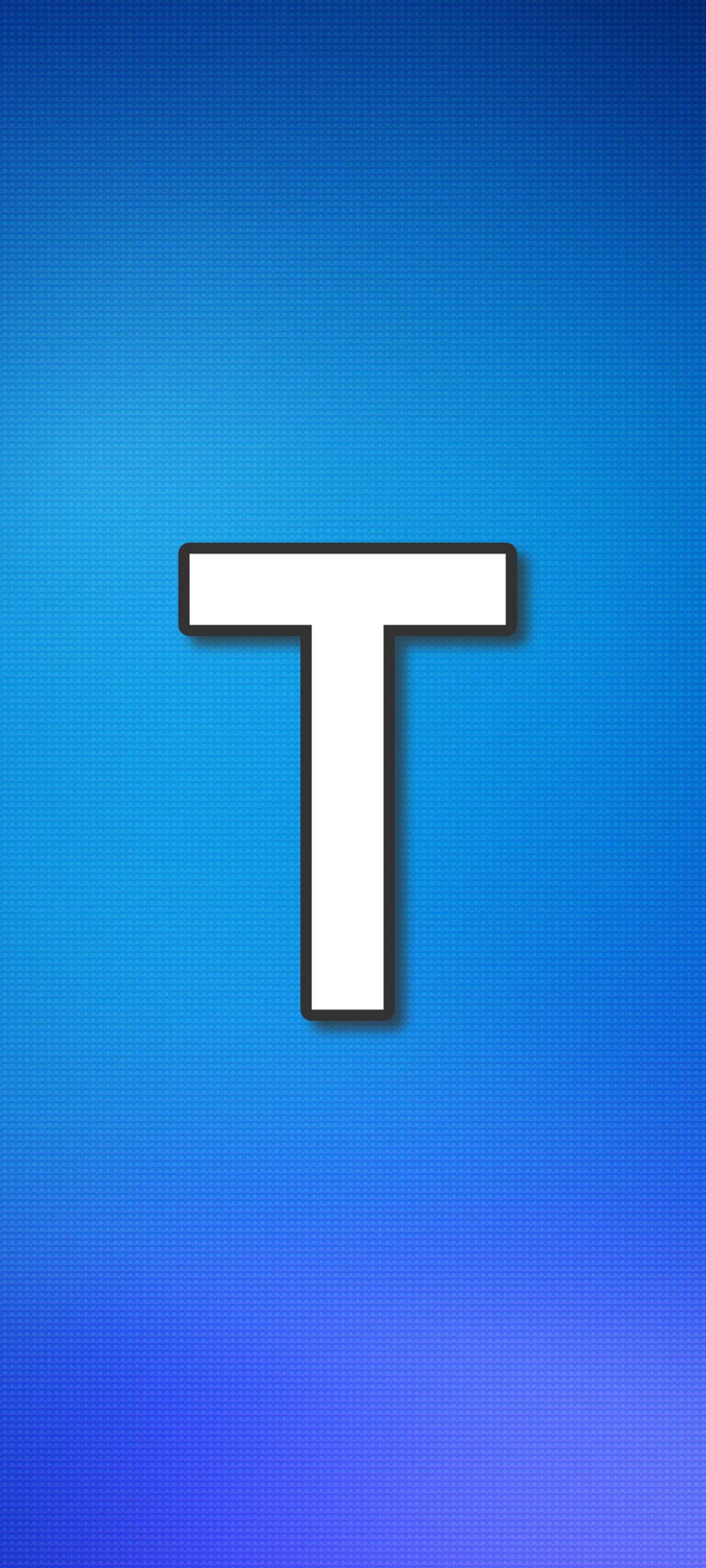 字母T网格图案 壁纸
