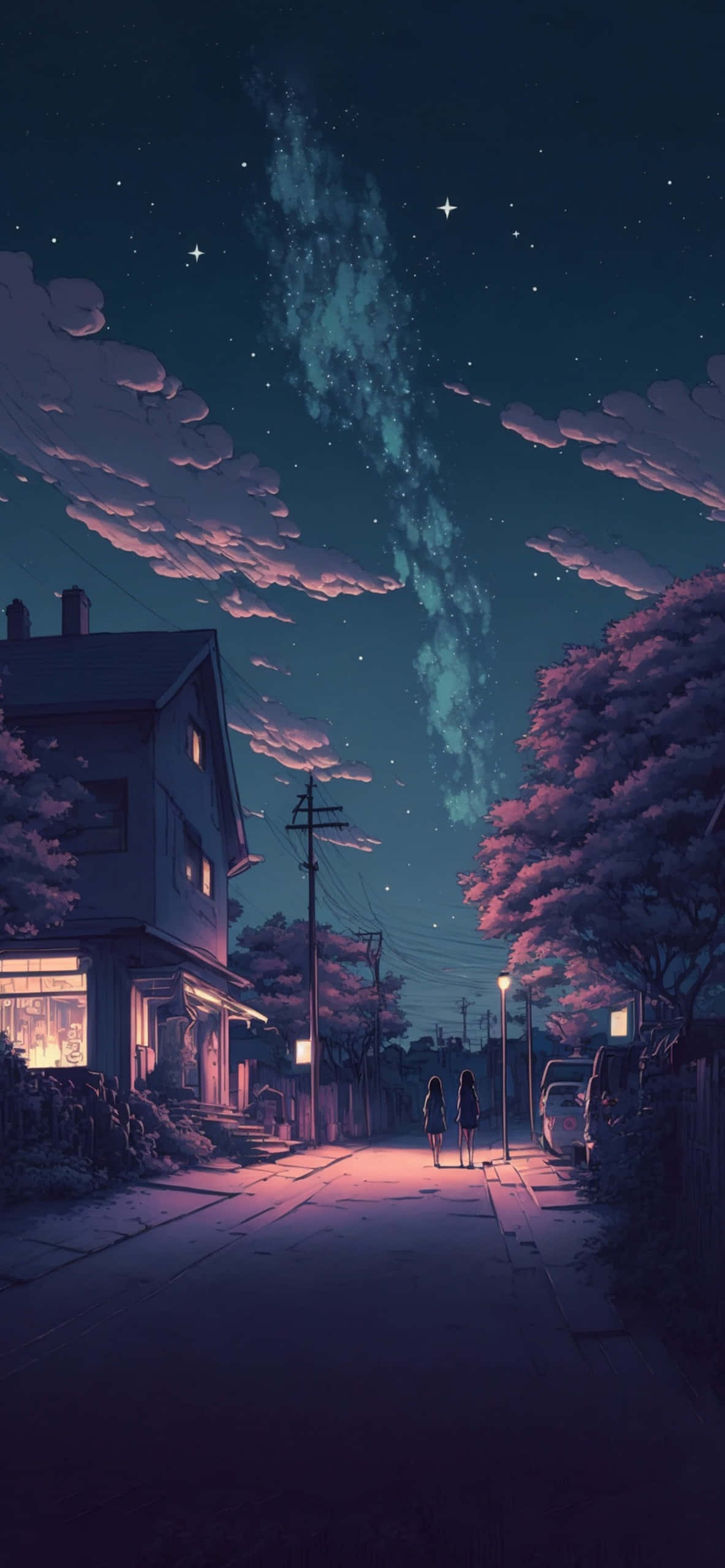 宁静夕阳动漫美学 壁纸