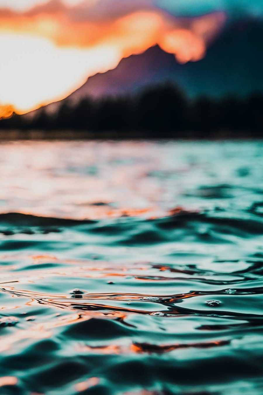 宁静的海洋水面 壁纸