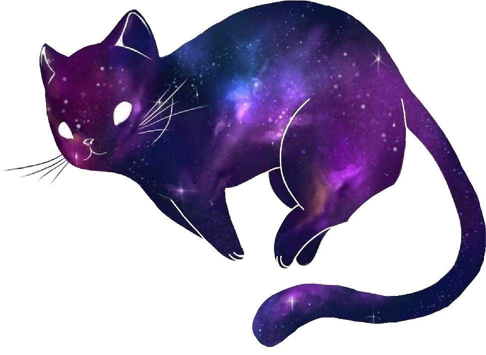 宇宙卡哇伊猫 壁纸