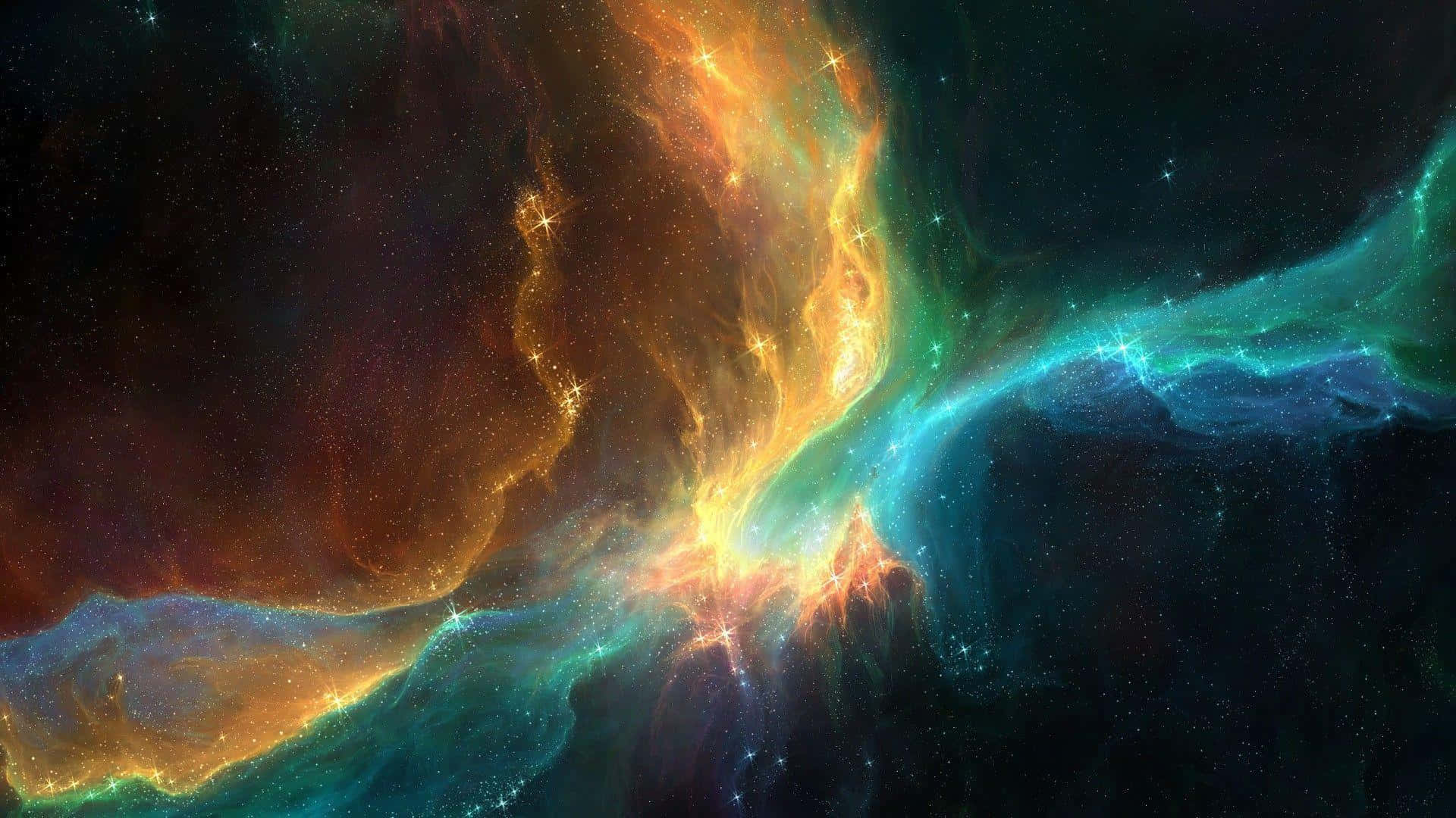 宇宙深处的神秘暗星云 壁纸