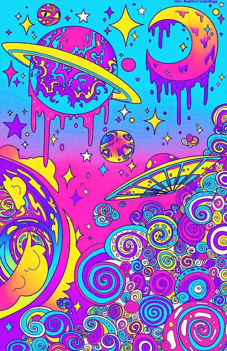 宇宙迷幻美学 壁纸