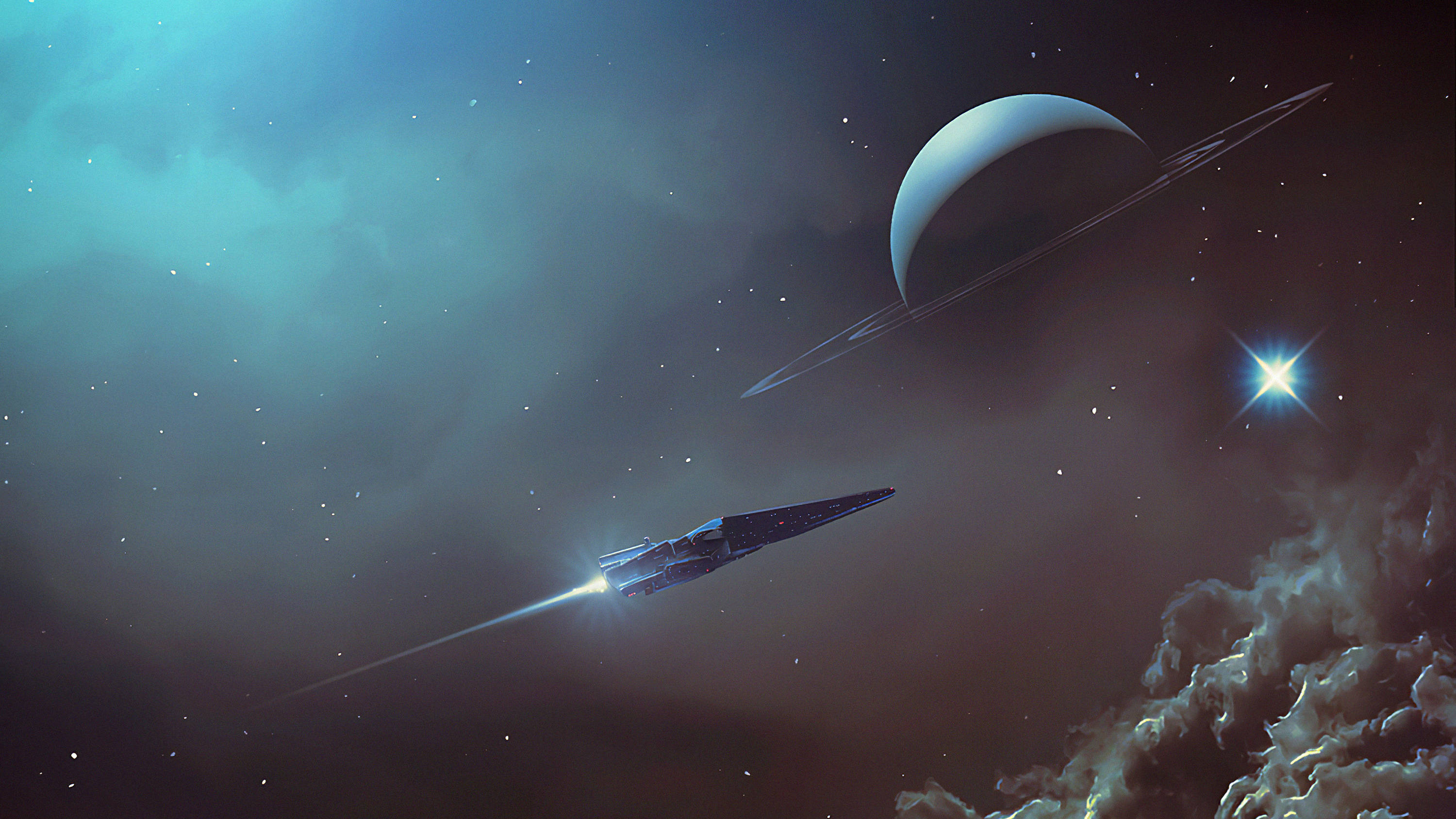 宇宙飞船 2560x1440 壁纸
