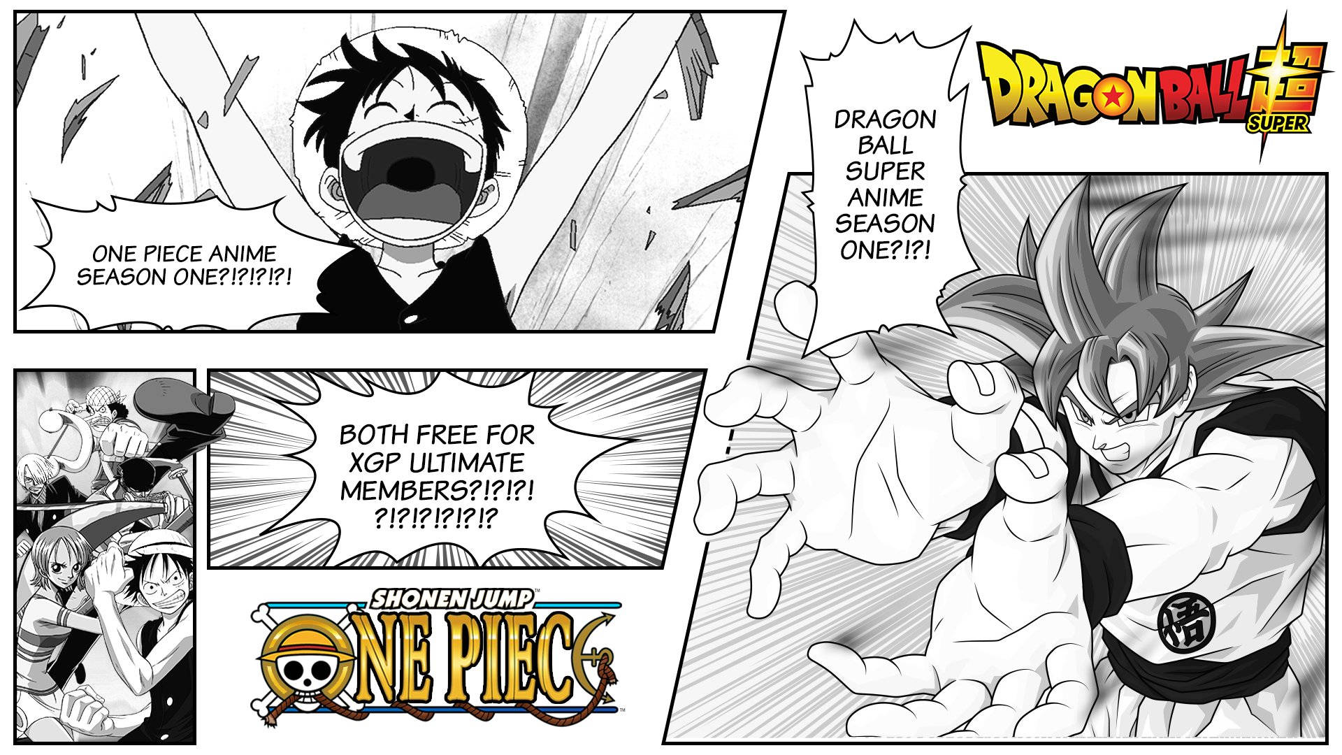 少年Jump横幅漫画面板 壁纸