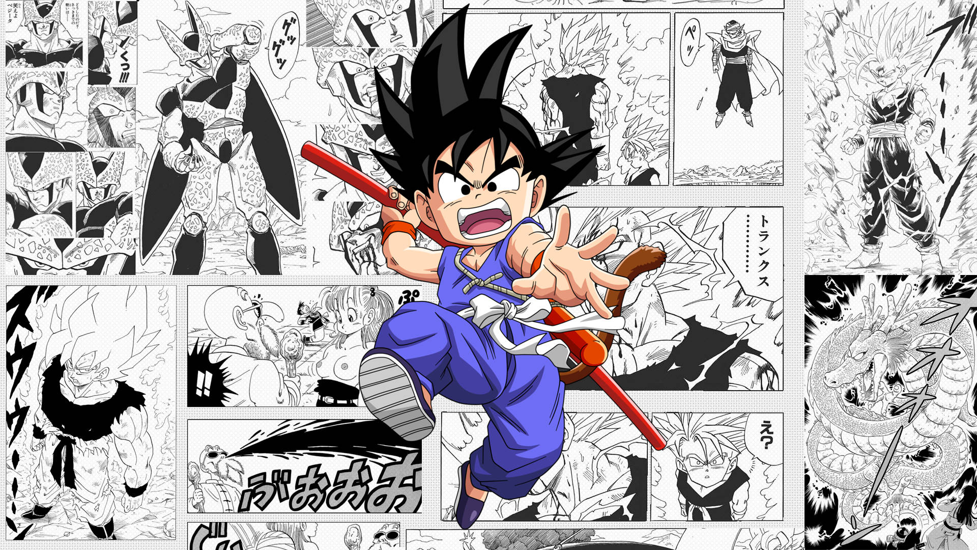 少年孙悟空漫画分镜 壁纸