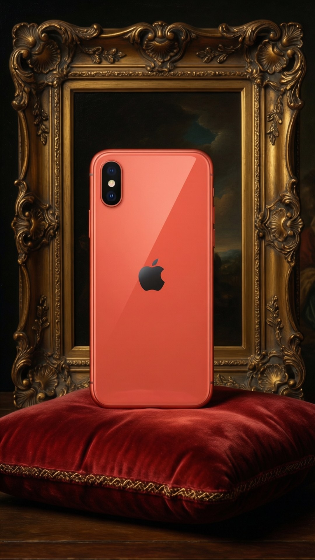 巴洛克珊瑚iPhone XR 壁纸