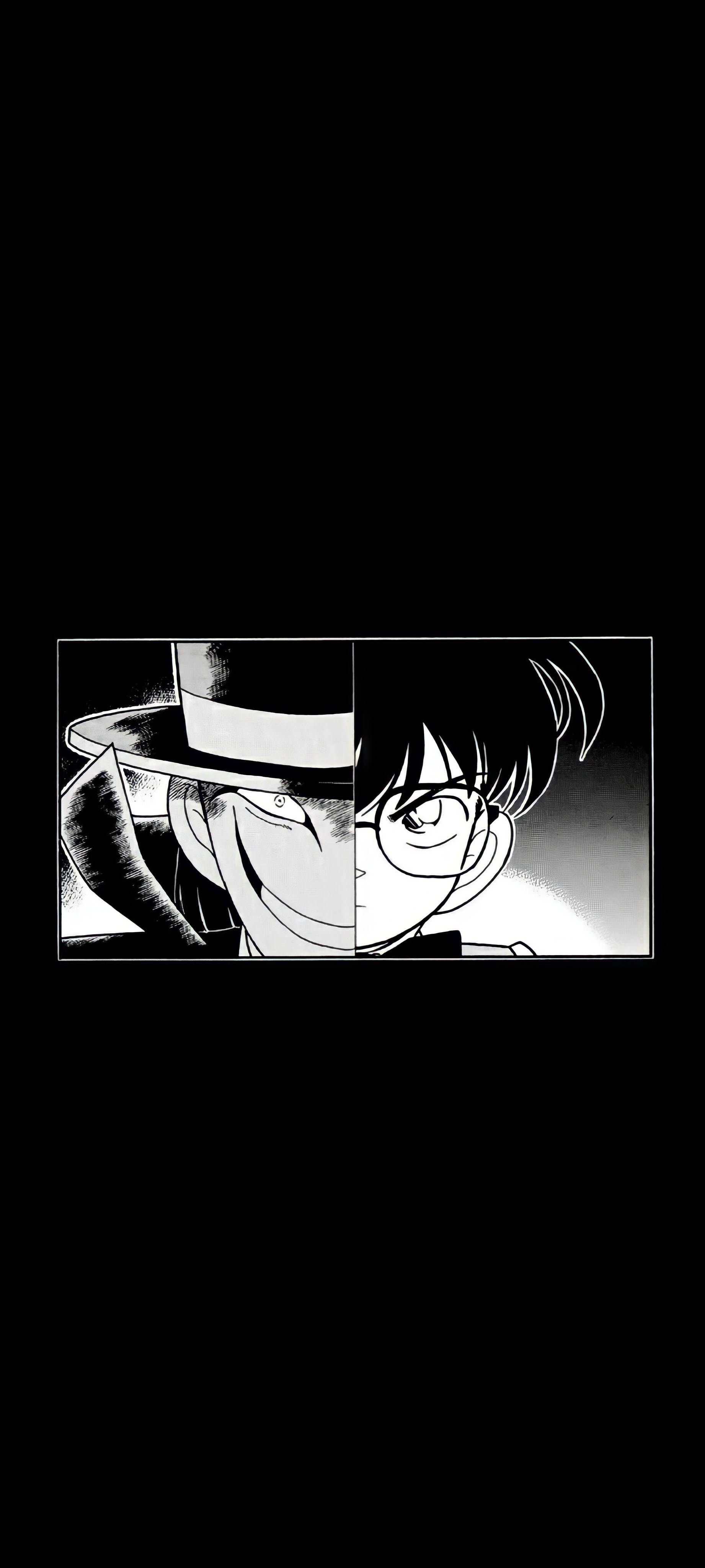 神秘黑色漫画角色 壁纸