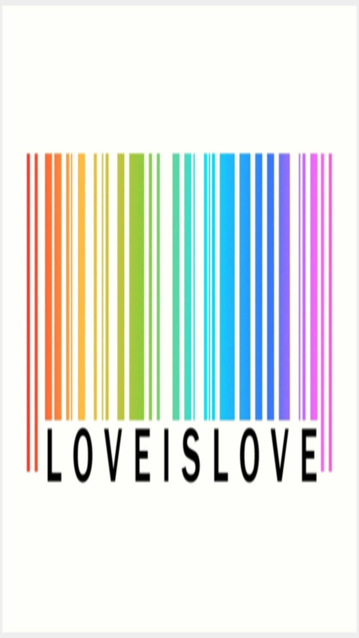 彩色条形码 LGBT 手机壁纸 壁纸