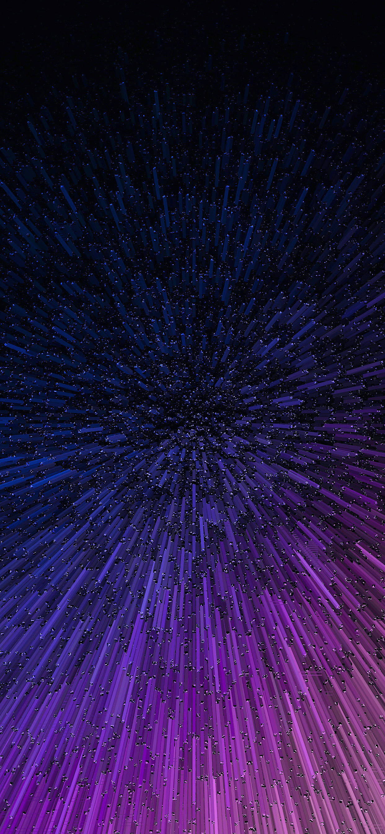 彩色长雨滴 iPhone Xs 壁纸