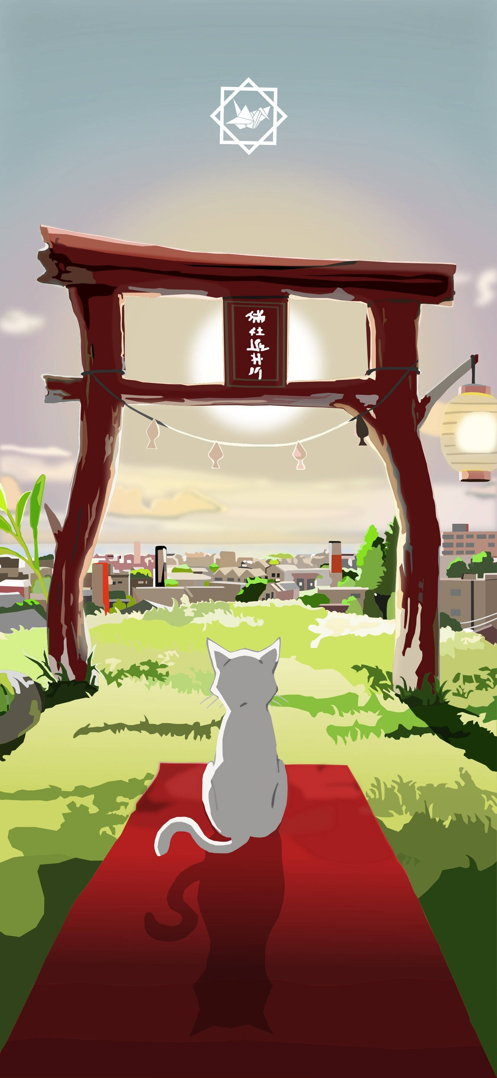 《穿越时空的少女》鸟居门 壁纸