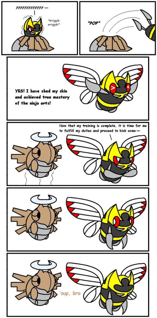 忍者蝉与脱壳忍者漫画条 壁纸