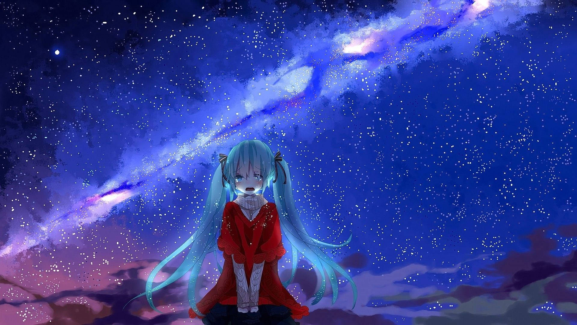 忧郁动漫初音未来美学