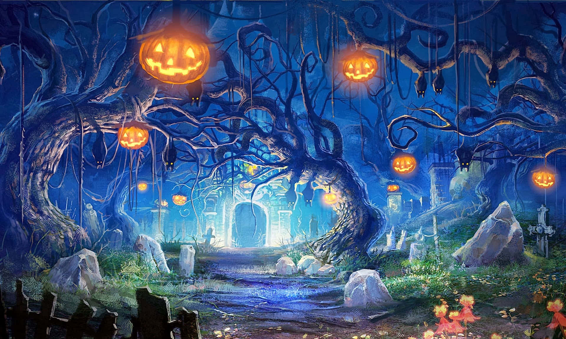 恐怖万圣节图片 壁纸