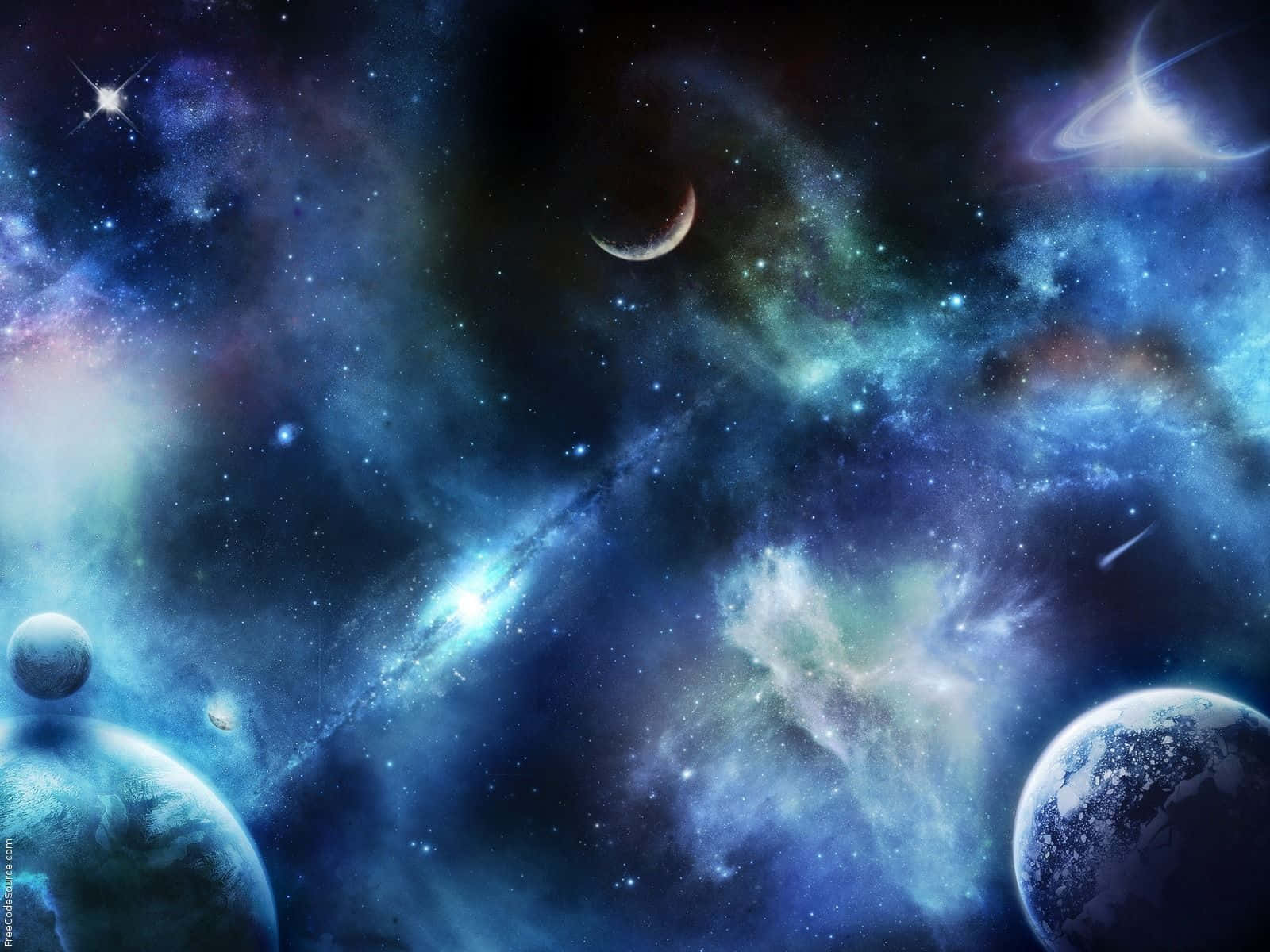 惊叹于外太空的壮丽之美。 壁纸