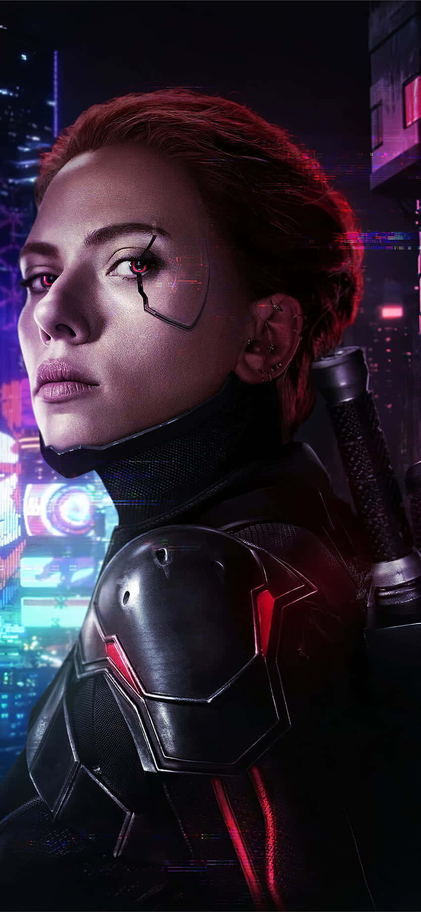 惊艳的《赛博朋克2077》iPhone X壁纸 壁纸