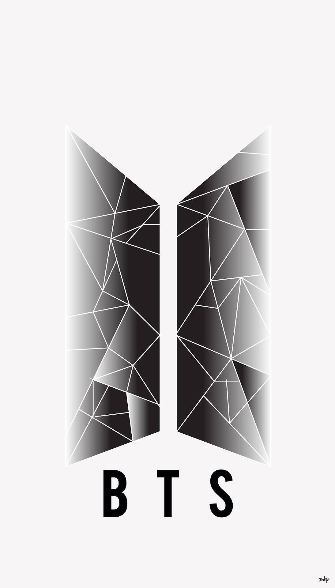 抽象BTS标志 壁纸