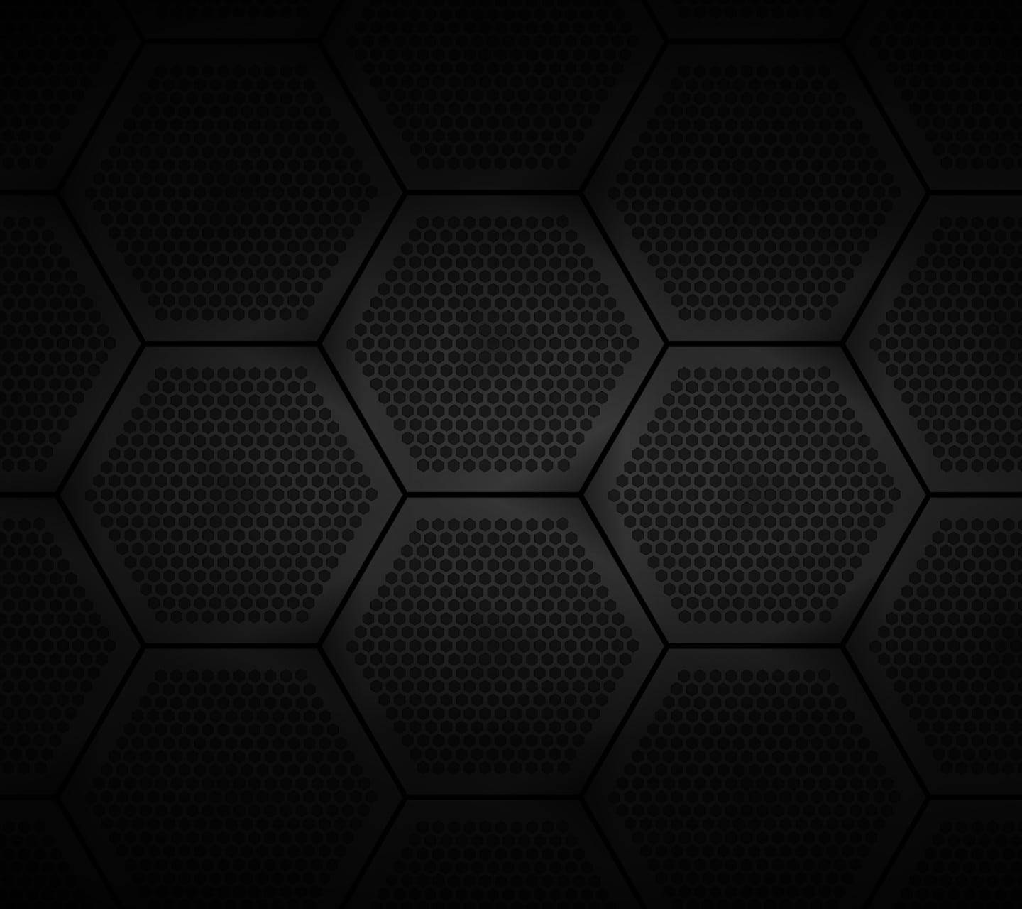 抽象六边形金属黑纹图案