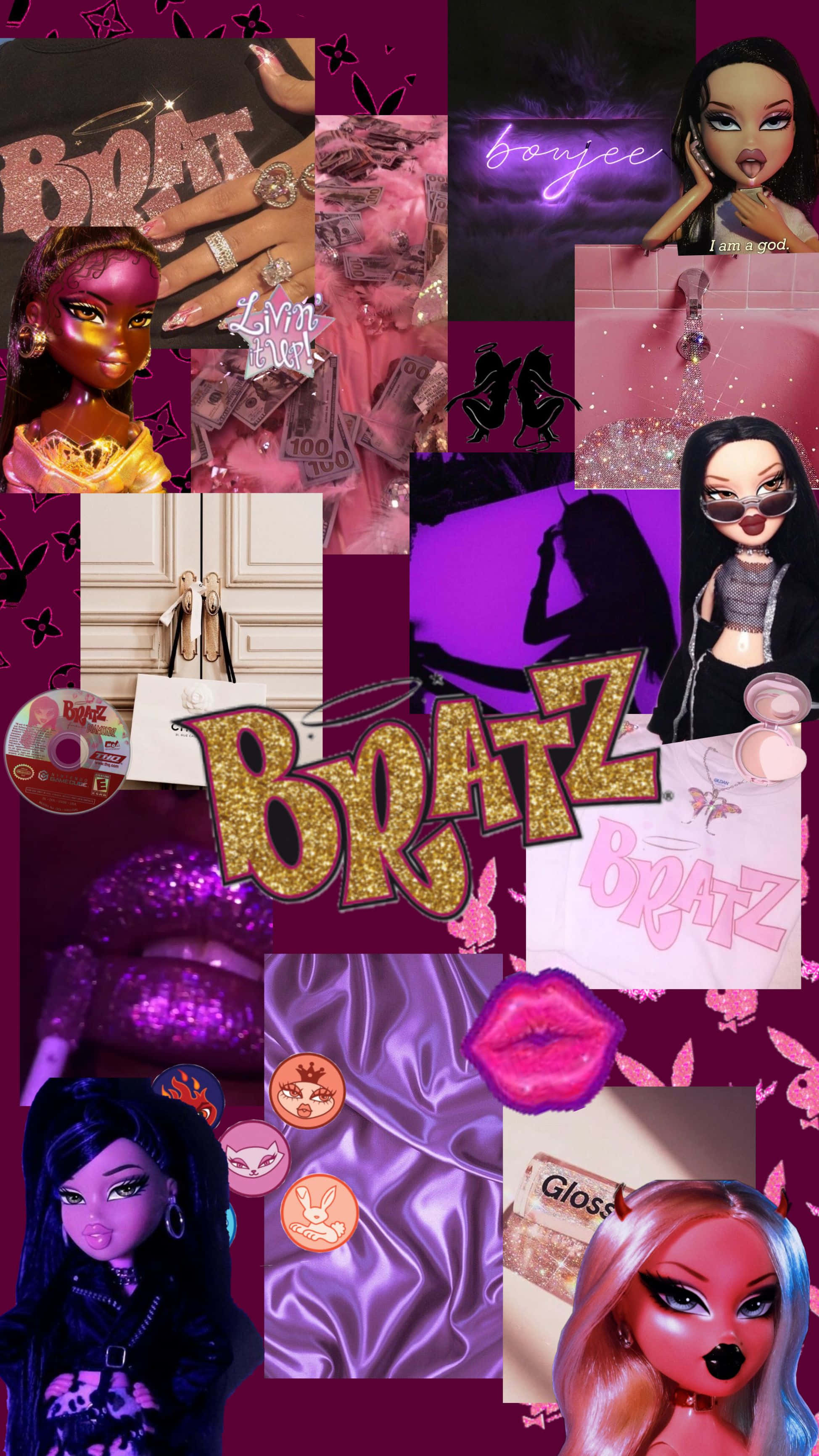 “拥抱你的内在 Bratz 精神” 壁纸