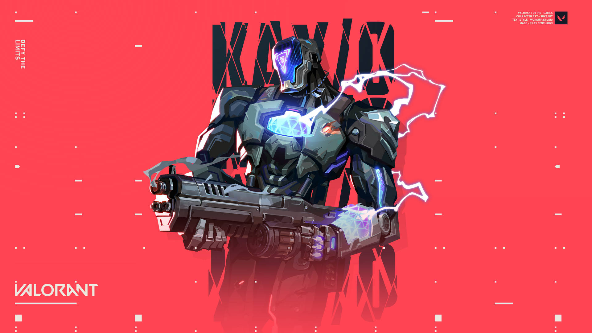 Valorant 红色 KAY/O 壁纸