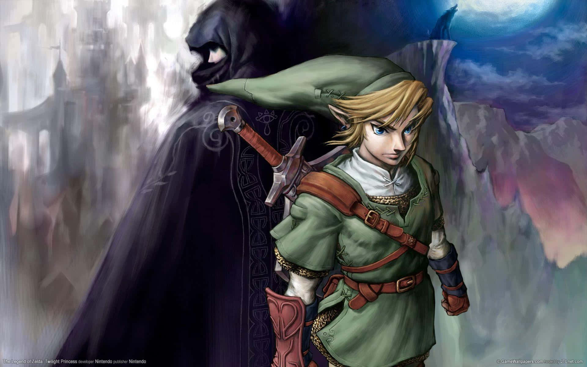 探索《塞尔达传说：黄昏公主》中神秘的Hyrule世界 壁纸