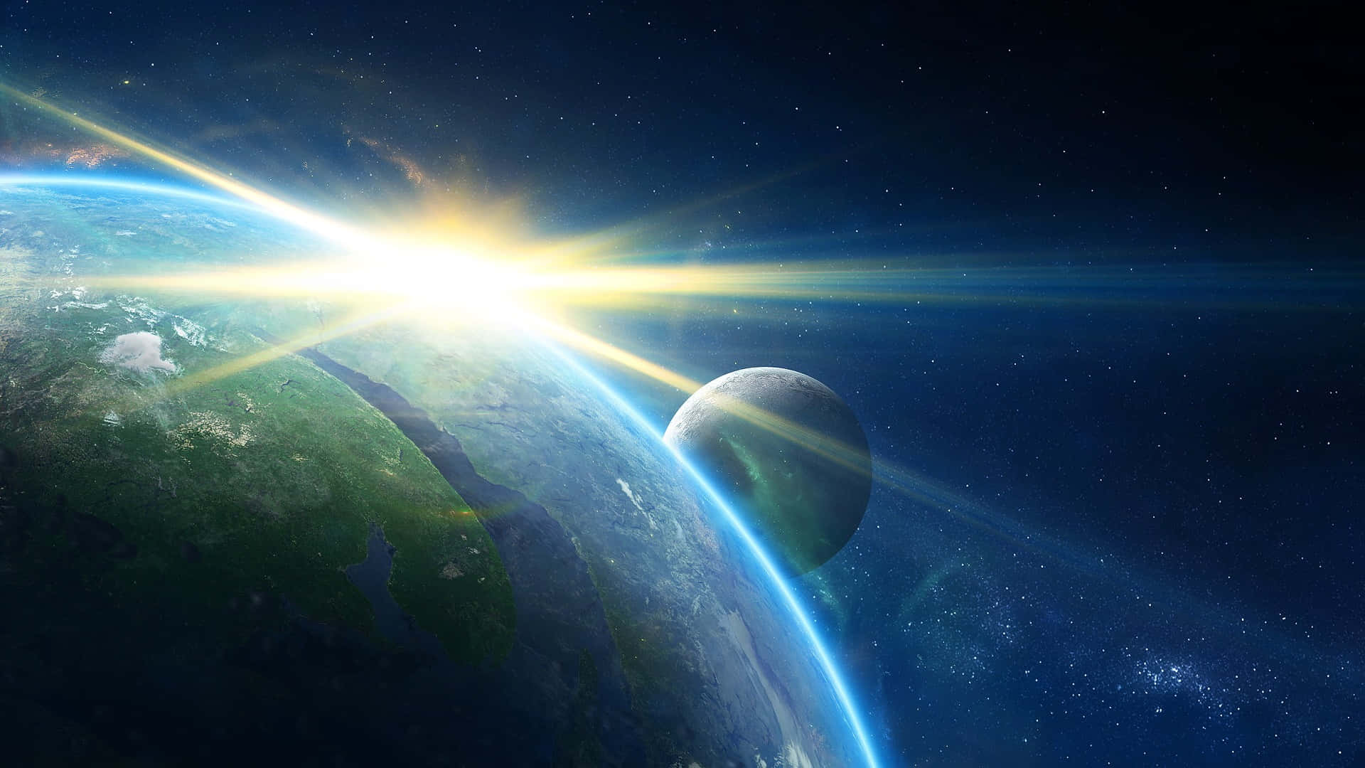 探索超越我们自身的宇宙美学世界 壁纸